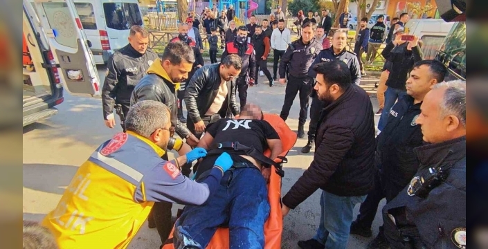 Öfkesini baltayla ve yangınla gösteren pideci, itfaiye tarafından baygın halde kurtarıldı