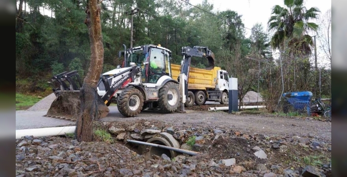 Ortaca'da yılların su sorunu kökten çözülüyor: Tepearası'nda 4 bin metrelik hat yenileniyor