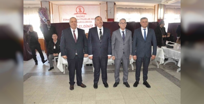Salihli Esnaf Odası'nda Emre Demir dönemi başladı