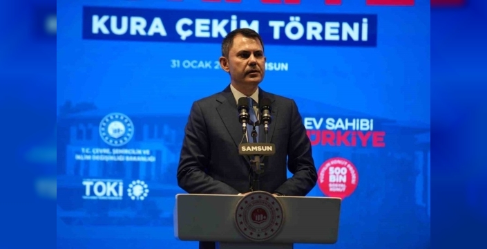 Samsun'da 'Ev Sahibi Türkiye' Kura Çekim Töreni coşkuyla gerçekleştirildi