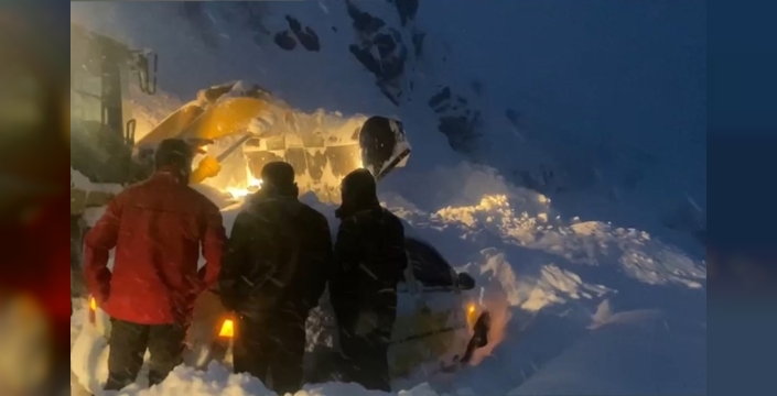 Şemdinli'de çığ faciasında kurtarma operasyonu