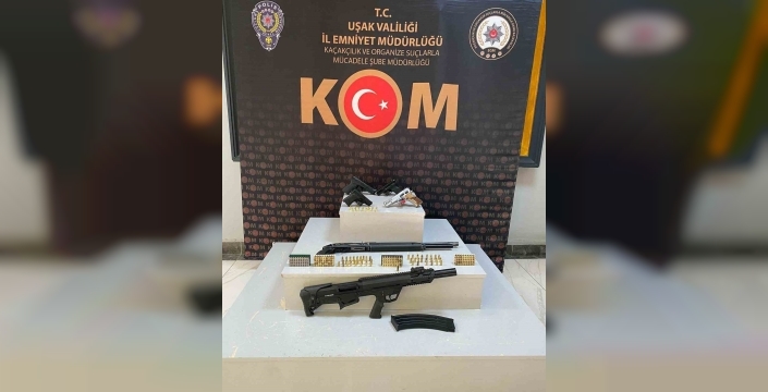 Sosyal medyada silah paylaşımı yapanlara Uşak'ta şok operasyon: 6 gözaltı!