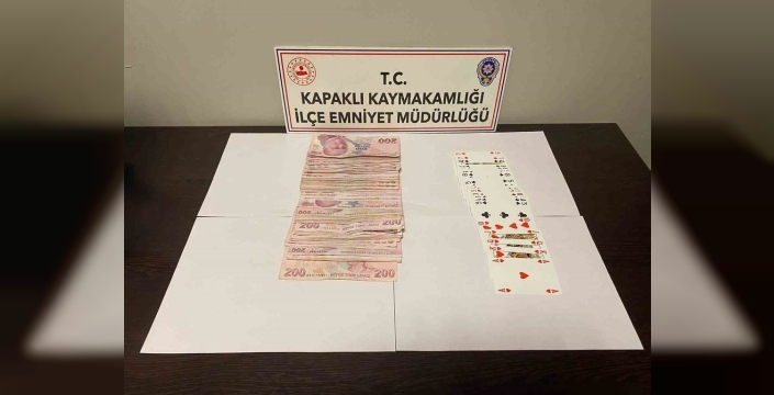 Tekirdağ'da kumar baskını: 7 kişiye 81 bin TL ceza kesildi, işyeri sahibine adli işlem