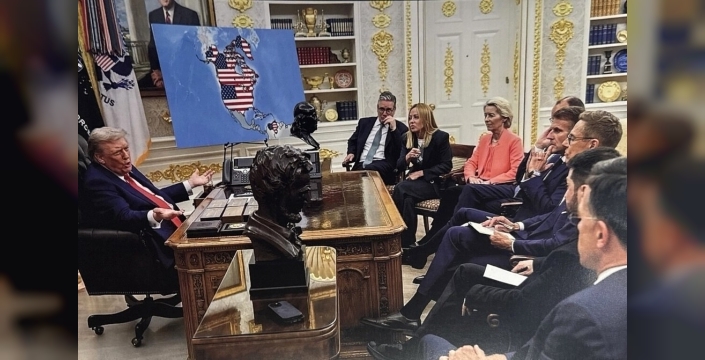 Trump'tan yeni harita: Kanada, Grönland ve Venezuela ABD toprağı mı?