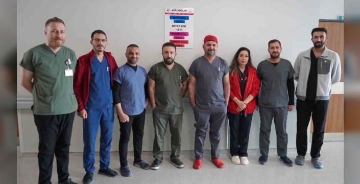 Van'da aort cerrahisiyle hasta hayata tutundu