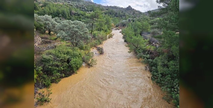 Yoğun yağışlar, Gökbük Kanyonu'nda su seviyesini yükseltti