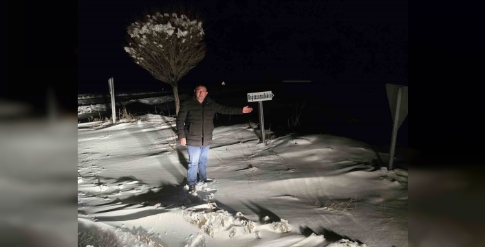 Yozgat'ta kar bereketi: Köylülerin yüzü güldü