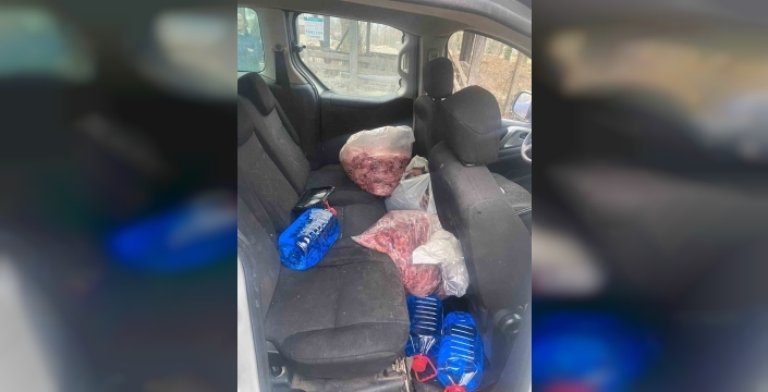 Zonguldak'ta şoke eden bulgu: Durdurulan araçtan 450 kilo bozulmuş et çıktı!