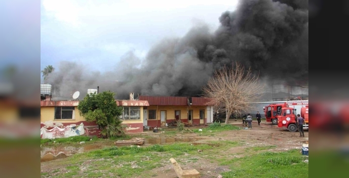 Antalya'da ekmek fırını küle döndü: Tahliye edilen evde panik