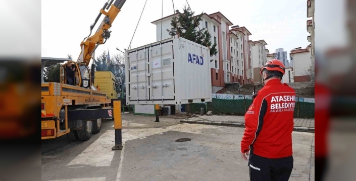 Ataşehir'de deprem alarmı: Yenişehir ve Küçükbakkalköy'e hayat kurtaran konteynerler yerleştirildi