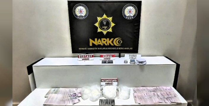 Balıkesir'de uyuşturucu operasyonunda 3 kişi tutuklandı