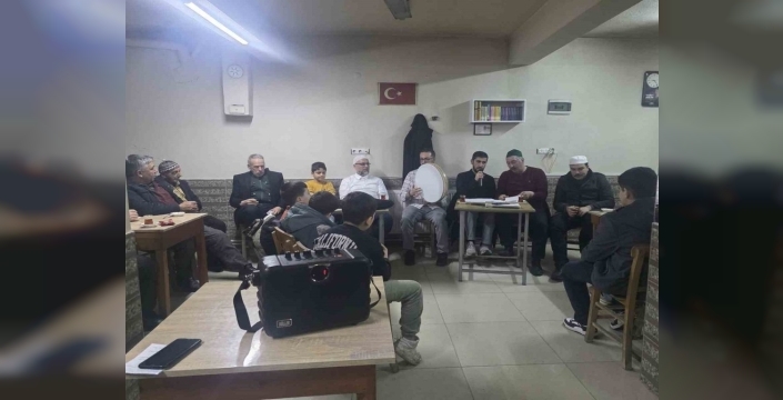 Başçayır'da manevi atmosferde dolu bir gece