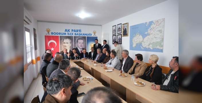 Bodrum’da AK Parti Teşkilatına Milletvekillerinden Tam Destek