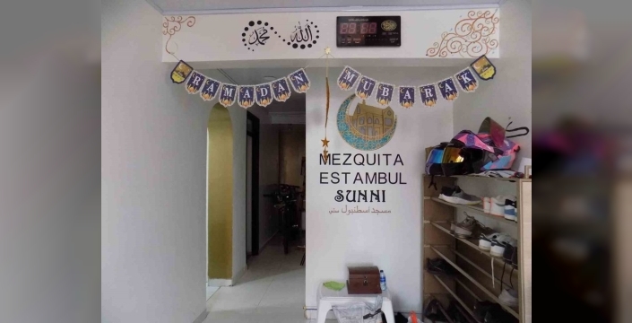 Bogota'daki Müslüman topluluk, Estambul Camii'nde iftar yapıyor