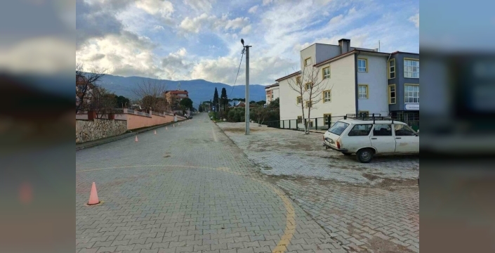 Bozdoğan'da okul çevresinde modern otopark düzenlemesi tamamlandı