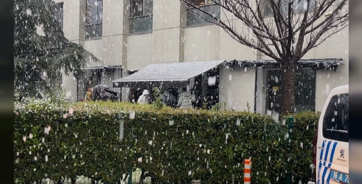 Bursa'daki hastane yemekhane yangınında paniğe neden oldu