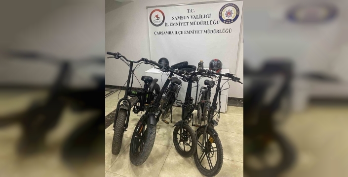 Çarşamba'da motosiklet dükkanı soygunu: 4 genç gözaltında