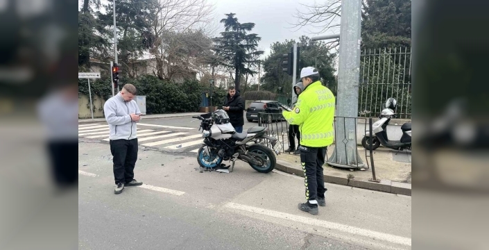 Çorlu'da feci kaza: Motosikletli ağır yaralandı