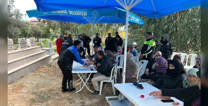 Depremde hayatını kaybeden polisler, dualarla anıldı