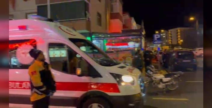 Dur ihtarına uymayan sürücünün kanlı kazası kamerada!