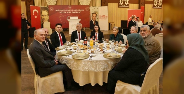 Düzce’de gaziler ve şehit yakınları iftar sofrasında buluştu
