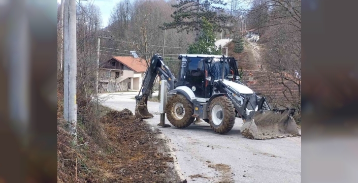 Düzce'de köylerde altyapı ve drenaj çalışmaları hız kesmeden sürüyor