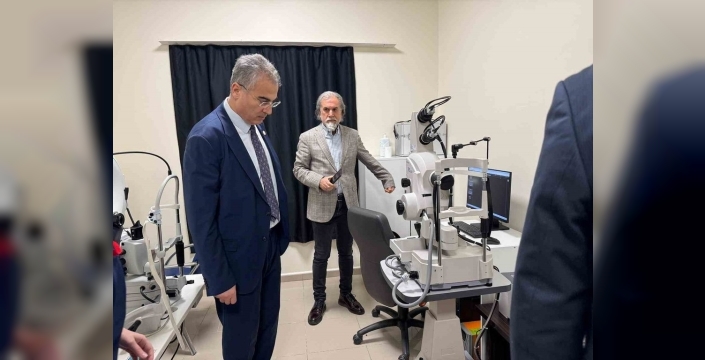 Ergani Devlet Hastanesi'nde göz anjiyo cihazı ile sağlıkta yeni dönem başladı