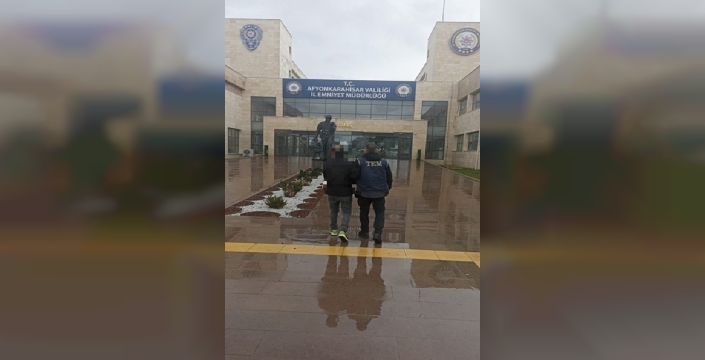 FETÖ'den 6 yıl hapis cezasıyla aranan şahıs Afyonkarahisar'da yakalandı