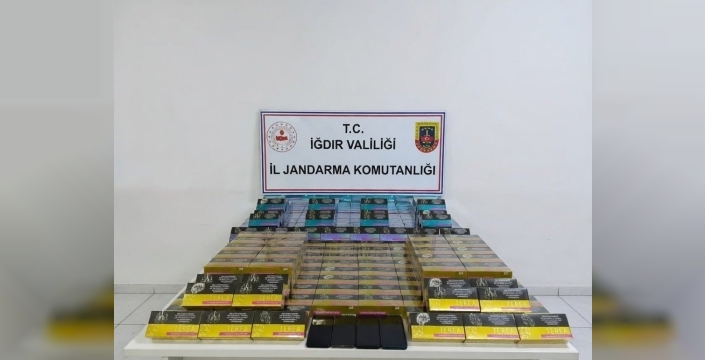 Iğdır'da jandarmadan kaçak elektronik sigara baskını: 4 milyon TL'lik ele geçirme