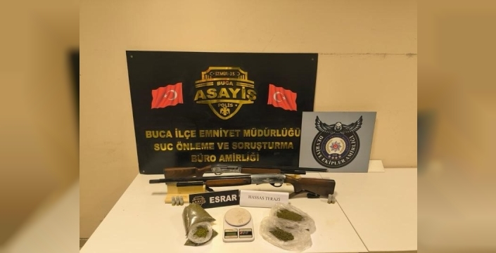 İzmir'de nefes kesen operasyon: Uyuşturucu ve silahlara el konuldu, 1 kişi tutuklandı
