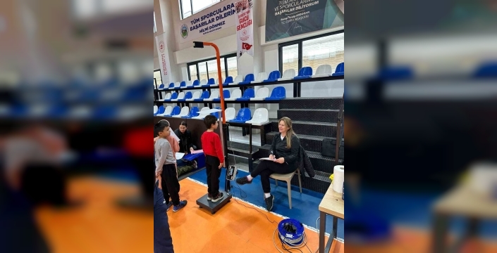 Karpuzlu'da geleceğin sporcularını keşfetmek için yetenek taraması başladı