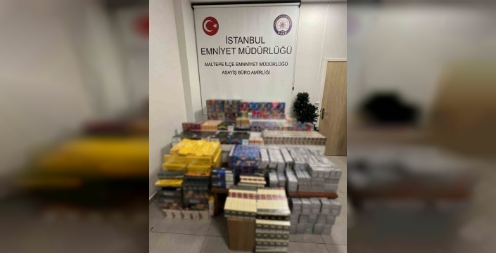 Maltepe'de büyük kaçakçılık operasyonu: Bin 201 elektronik sigara ele geçirildi
