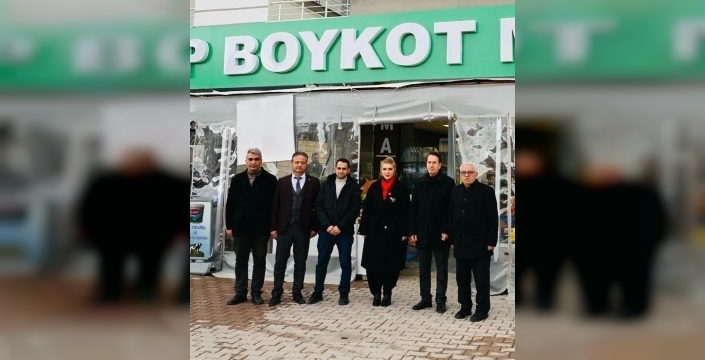 Milletvekili Ölmeztoprak, yerli üretimi destekleyen marketi ziyaret etti