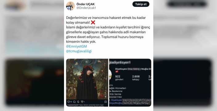 Muğla'da sosyal medyada dini değerlere hakaret içeren paylaşım şok etti