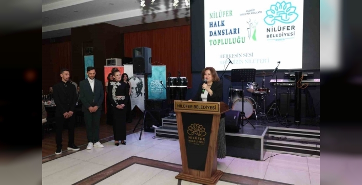 Nilüfer Halk Dansları Topluluğu, 25. yılını coşkuyla kutladı