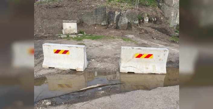 Sinop'ta karavan işgali sona erdi: Beton setler devreye girdi