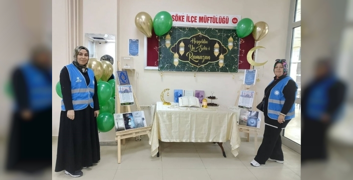 Söke'deki KYK yurdunda Ramazan'ın manevi atmosferini yaşatacak özel köşe açıldı