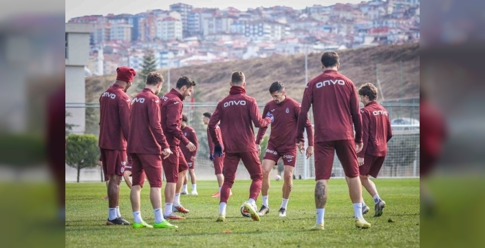 Trabzonspor, Gaziantep FK maçı için son hazırlıklarını yaptı