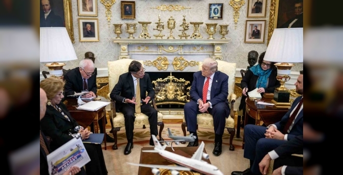 Trump ve Petro, Beyaz Saray'da tarihi buluşma gerçekleştirdi