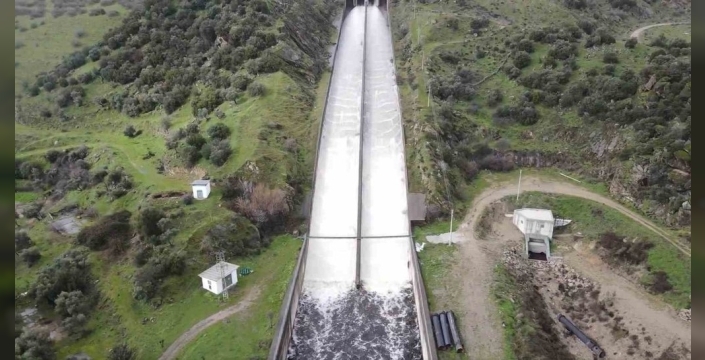 Yaylakavak Barajı, yağışlarla birlikte tam doluluğa ulaştı
