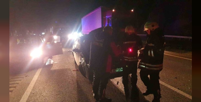 Yozgat'ta otomobil takla attı, 5 kişi yaralandı