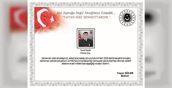 Ağrı'da acı kaza: 1 uzman çavuş şehit düştü, yaralı asker var