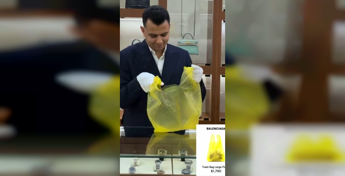 Balenciaga'dan şok fiyat: Çöp poşeti tam 1.790 dolar!