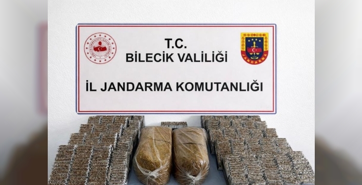 Bilecik'te 13 bin 580 makaron ve 10 kilo tütün ele geçirildi