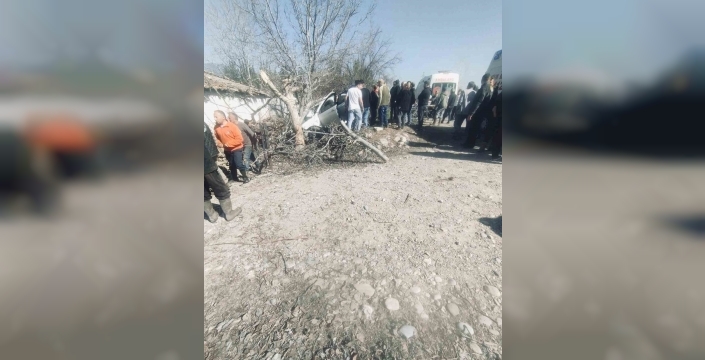 Bozdoğan'da kan donduran kaza: Ağaçlara ok gibi saplanan otomobilde 2 can yitip gitti, 1 kişi hayati tehlikede