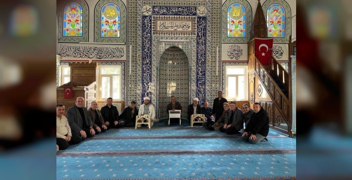 Buldan Akçalar Camisi'nde mukabele geleneği hatim duasıyla sona erdi