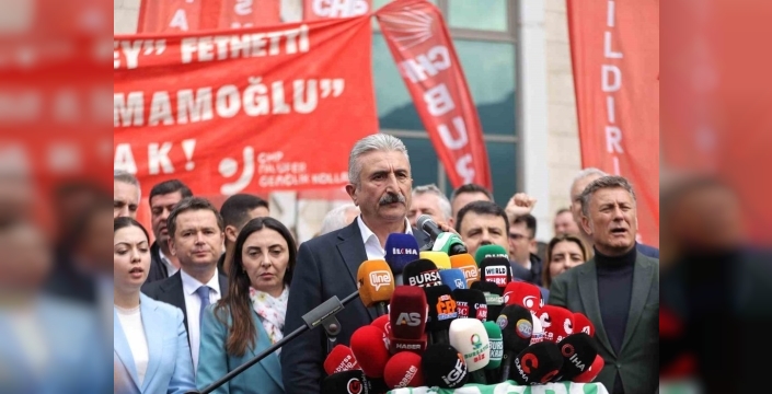 Bursa'da Bozbey'in gözaltına alınmasına CHP'den sert tepki: 'Halkın iradesi yok sayılamaz