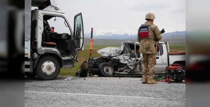 Erzurum'da jandarma bölgesinde trafik kazalarında 16 yaralı