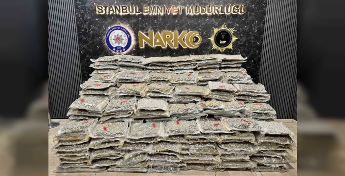 Küçükçekmece'de dev uyuşturucu operasyonu: 527 kilo madde ele geçirildi!