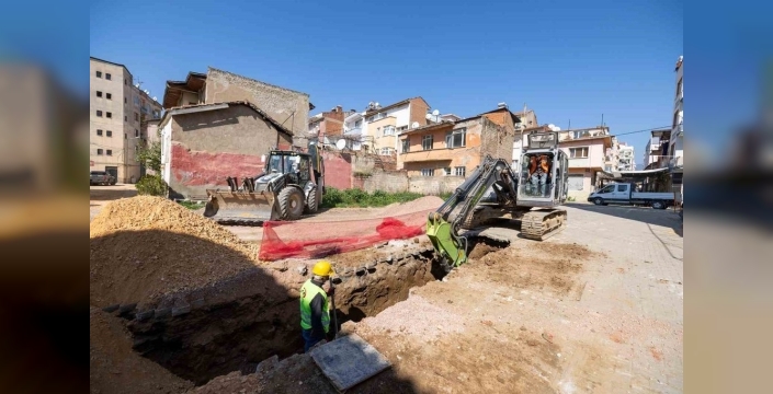 Ödemiş’te altyapıda devrim niteliğinde dönüşüm çalışmaları sürüyor